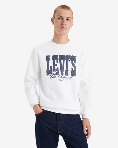 Standard Fit Graphic Crewneck Sweatshirt