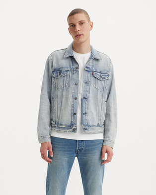 Levi's New Relaxed Fit Trucker Denim Jacket - Blue | very.co.uk