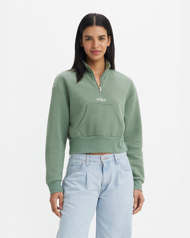 Graphic Sara Quarter-Zip Sweatshirt