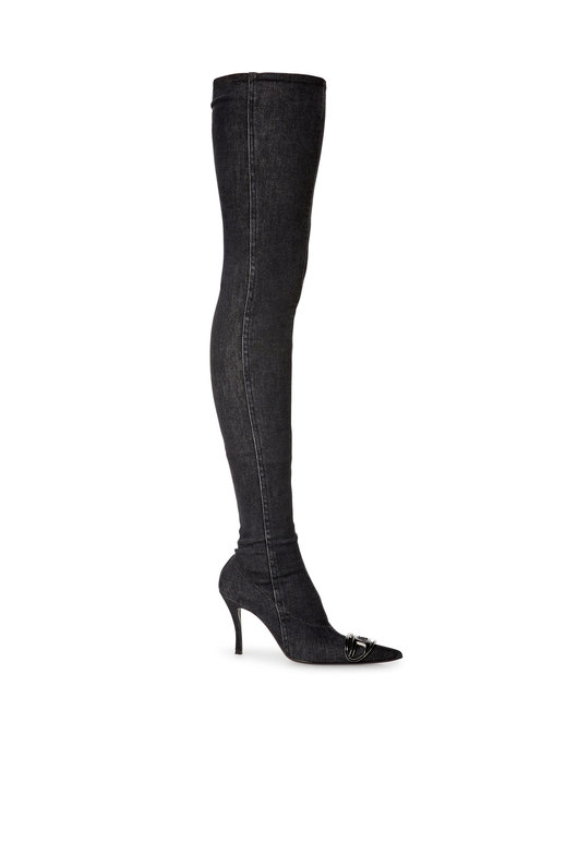 D-Venus Tbt D Boots - Over-the-knee boots in stretch denim