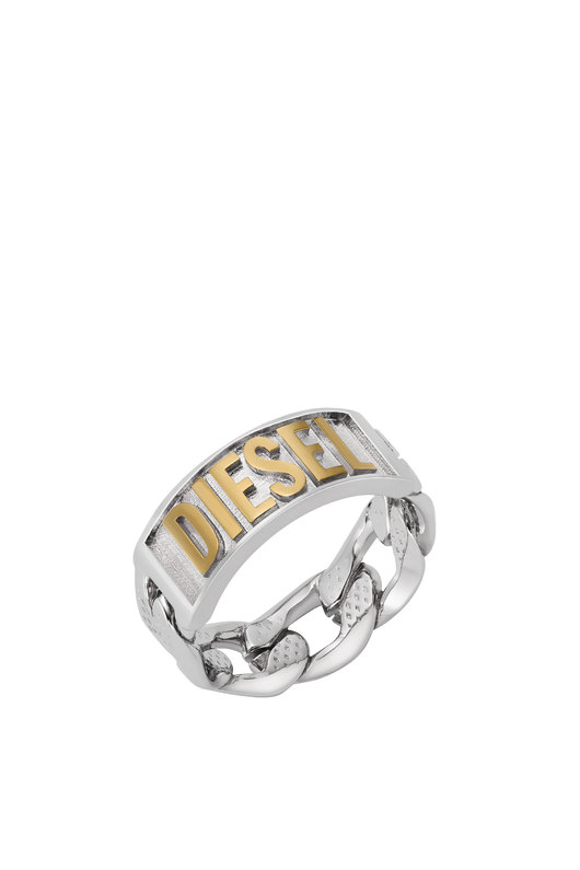 Two-Tone Stainless Steel Band Ring
