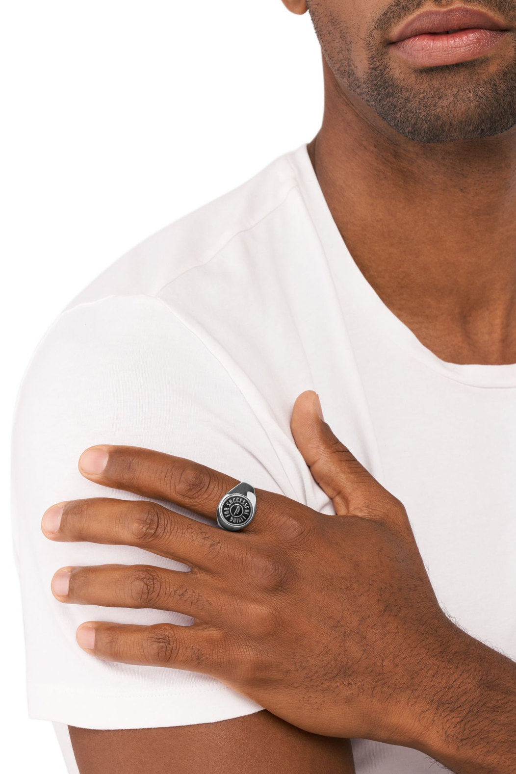 Stainless steel signet ring