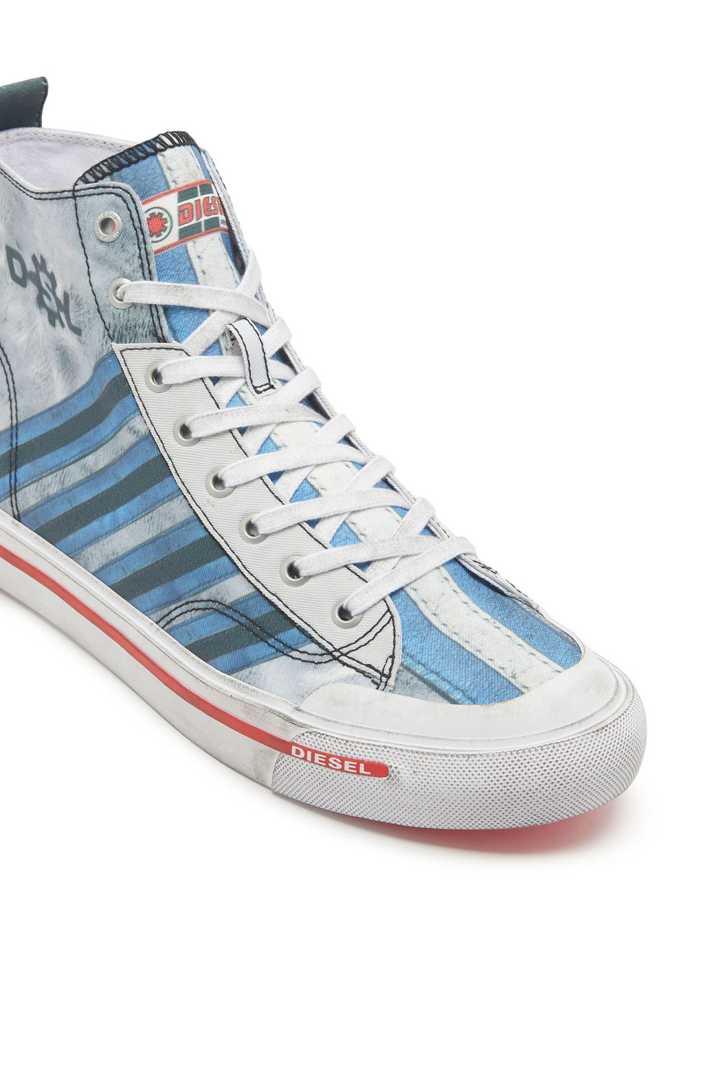 S-Athos Mid - High-top sneaker with all-over print