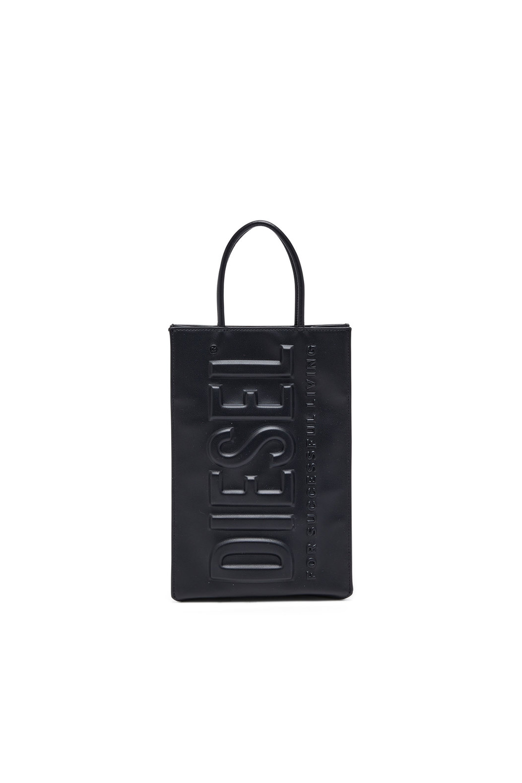 Dsl 3D Shopper M X - PU tote bag with embossed logo