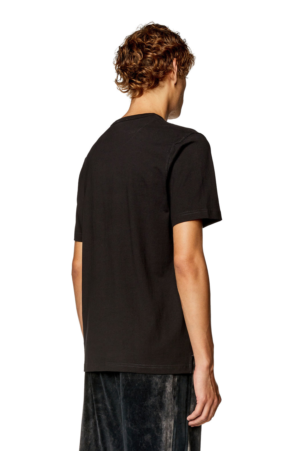T-shirt with puffy logo print