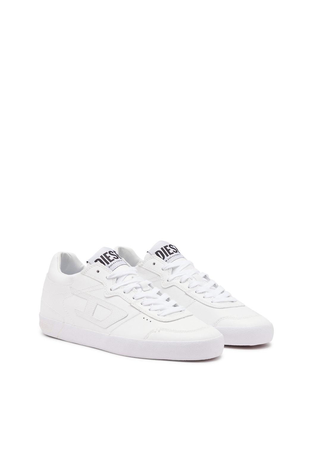 S-Leroji Low - Low-top leather sneakers with D branding