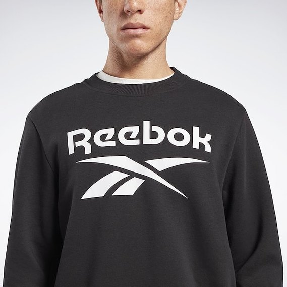 Reebok Identity Fleece Stacked Logo Sweatshirt