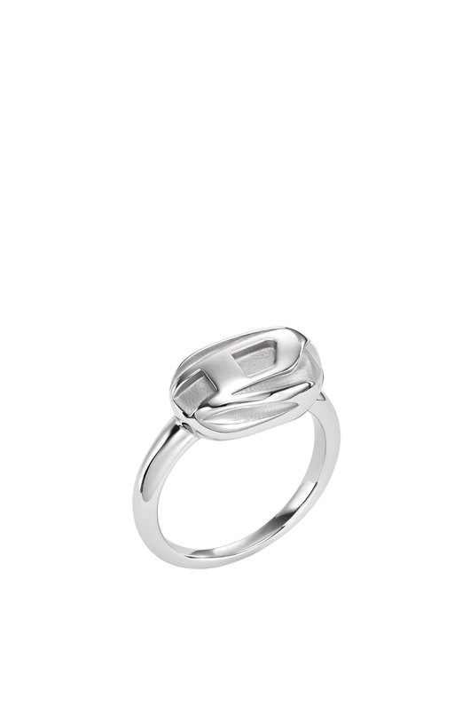 Diesel Men's Stainless Steel Signet Ring