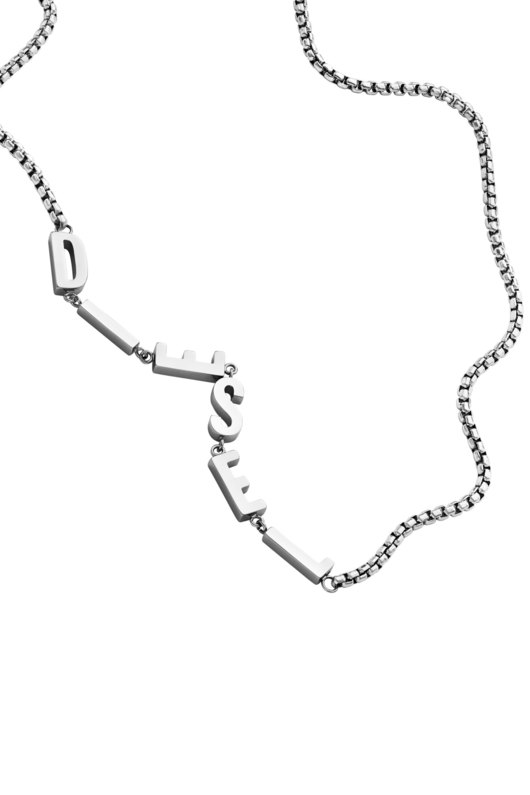 Diesel Men's Stainless Steel Chain Necklace