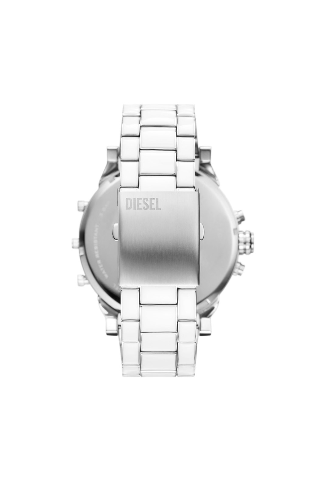 Diesel Mr. Daddy 2.0 Chronograph White and Stainless Steel Watch