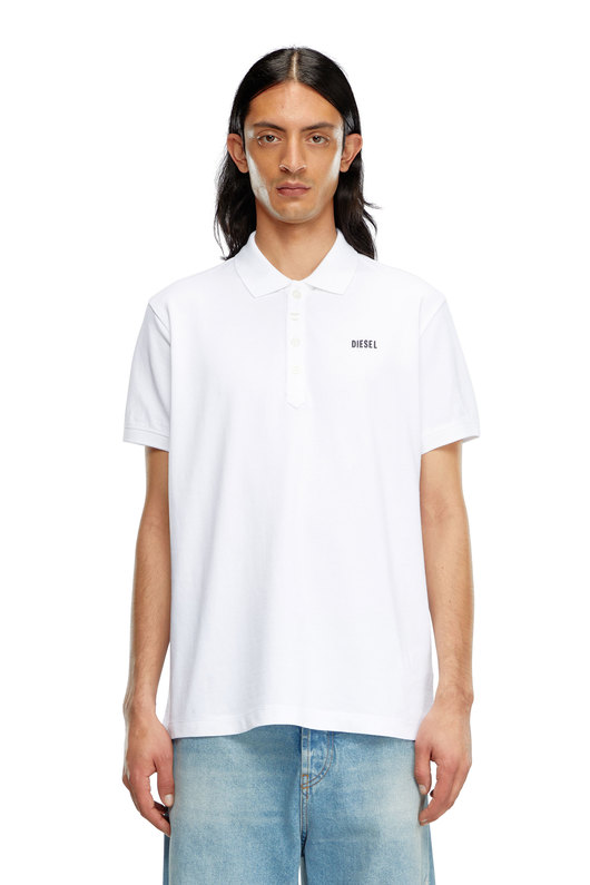 Polo shirt with logo print