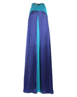 The Wardrobe Helda Long Dress Blue | Zando