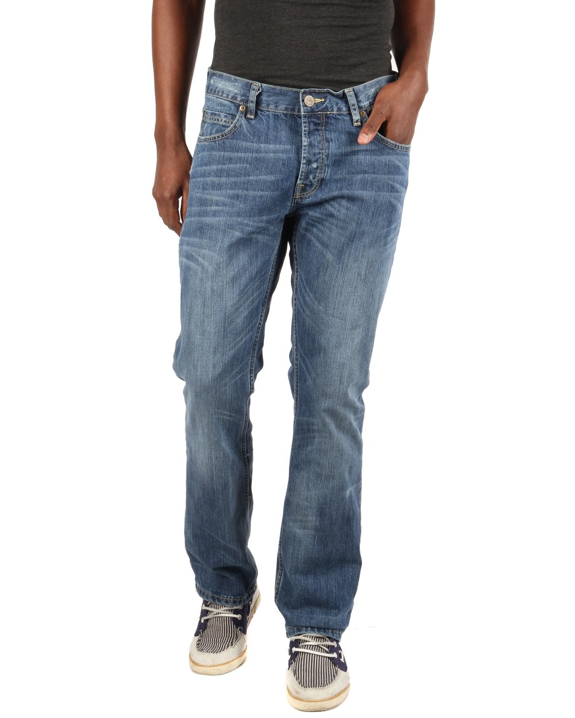 Lee Knox Slim Straight Jeans Light Blue | Zando