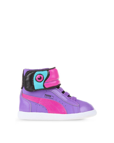 Puma First Round Comik Kids Sneakers Purple | Zando