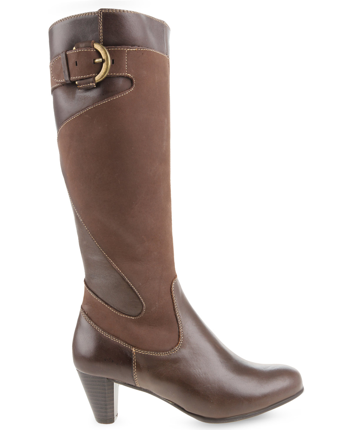 Step On Airs Beverly Leather Boots Brown | Zando