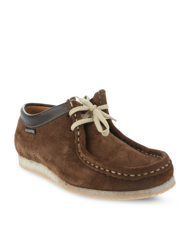 Grasshoppers Suede Buster Shoes Brown | Zando