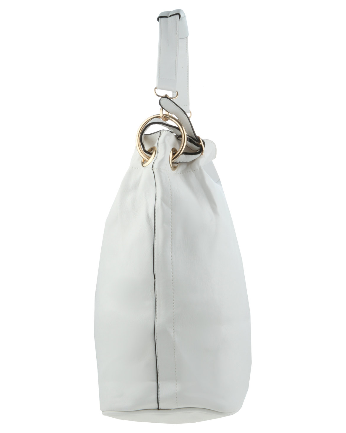 Utopia Slouch Bag with Zip White | Zando