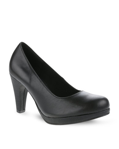 Froggie Leather Classic Court Shoe Black | Zando