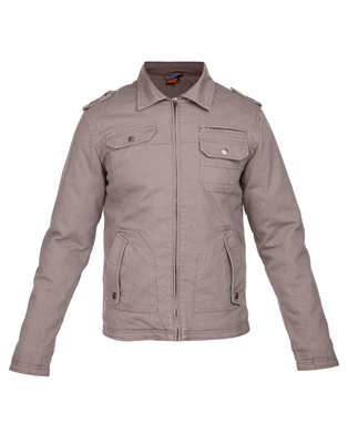 Klevas Warrior Bedford Padded Jacket Taupe | Zando