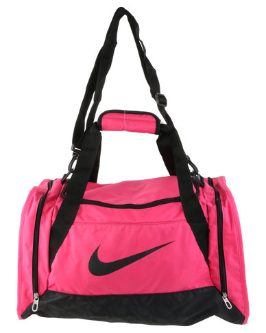 Nike Performance Brasilia 6 Small Duffel Bag Pink | Zando